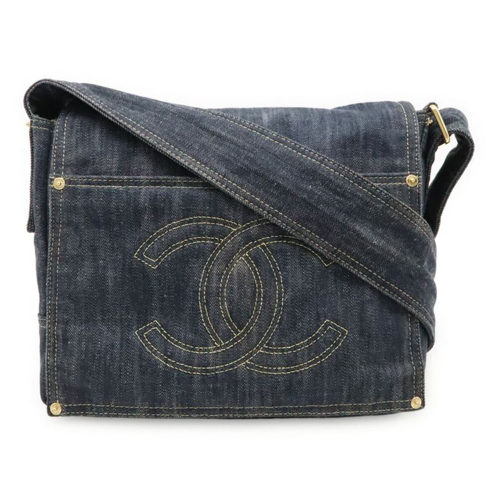 Chanel Sparkling Denim Shoulder Bag